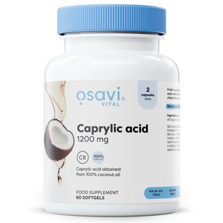 Osavi - Caprylic Acid, 600 mg, Osavi, 60 softgels