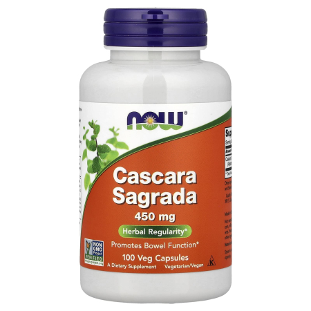SANATATEA HEPATICA - cascara-sagrada-450mg-now-foods