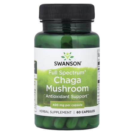 Suplimente de la A la Z - chaga-mushroom-400mg-swanson