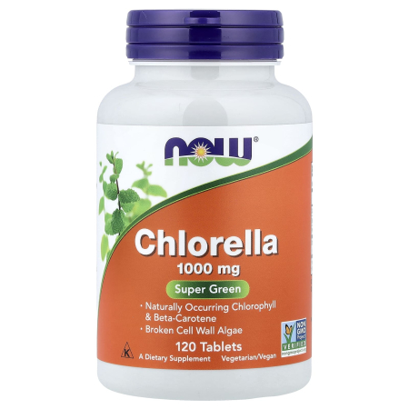 Suplimente de la A la Z - chlorella-1000mg-now-foods