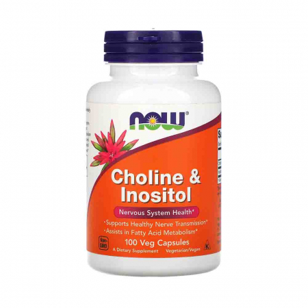 Choline and Inositol, 500mg, Now Foods, 100 capsule