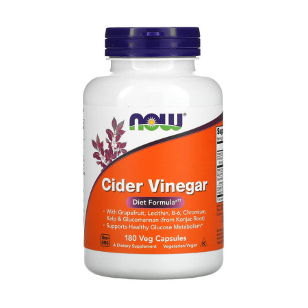 Now Foods - Cider Vinegar, NOW Foods, 180 capsules