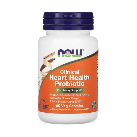 Now Foods - Clinical Heart Health Probiotic, NOW Foods, 60 capsule