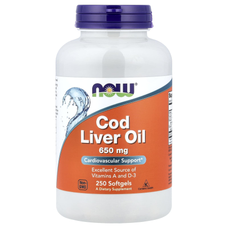 SANATATEA CREIERULUI - cod-liver-oil-1000mg-now-foods