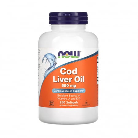 SANATATEA CREIERULUI - cod-liver-oil-1000mg-now-foods