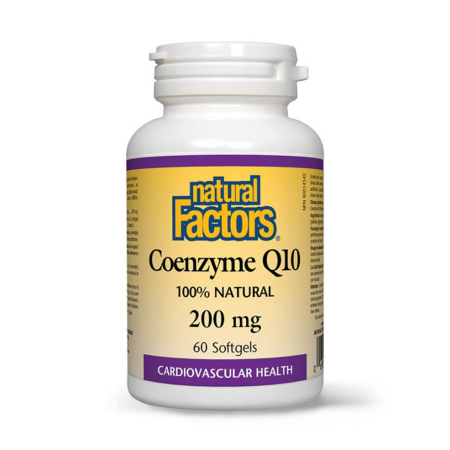 Natural Factors - Coenzyme Q10, 200 mg, Natural Factors, 60 softgels