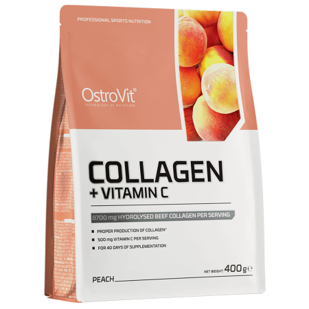 OstroVit - Collagen + Vitamin C, Peach Flavor, OstroVit, 400g