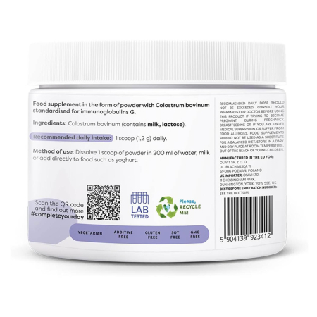 Colostrum Powder, 1200 mg, Osavi, 100g [1]