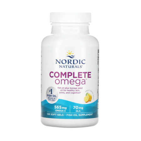 Complete Omega, Lemon, Nordic Naturals, 120 softgels [2]
