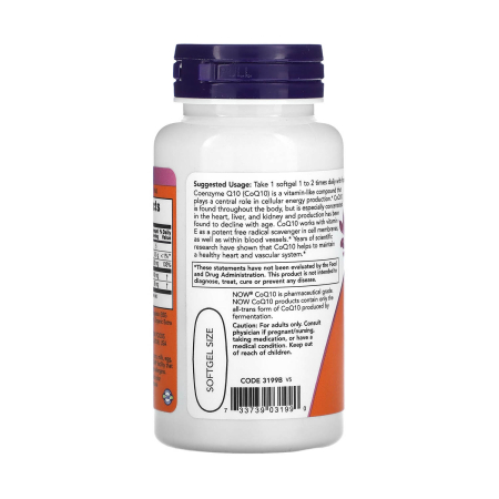 CoQ10 , 400 mg, NOW Foods, 30 softgels [2]