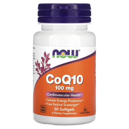 Coenzima Q10 - coq10-100mg-softgels-now-foods
