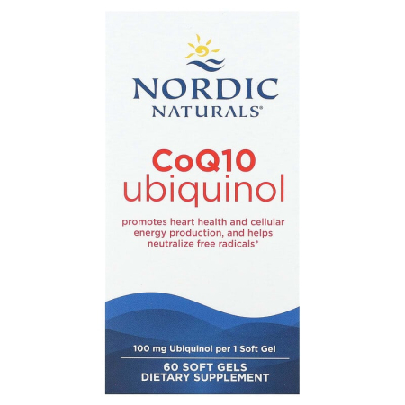 Nordic Naturals - CoQ10 Ubiquinol, Kaneka, 100 mg, Nordic Naturals, 60 softgels