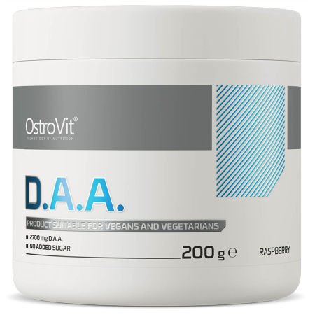 OstroVit - D.A.A. (D-aspartic acid) Powder, Raspberry Flavor, OstroVit, 200g