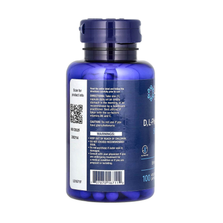 DL-Phenylalanine, 500 mg, Life Extension, 100 capsule [2]
