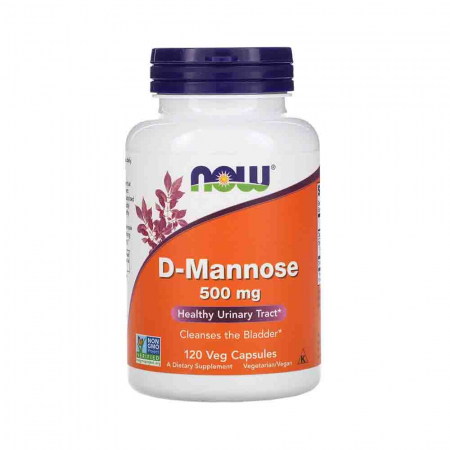 D-Mannose, (Detoxifiere) 500mg, Now Foods, 120 capsule