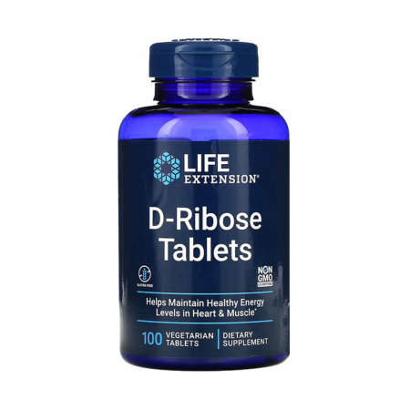 Life Extension - D-Ribose Tablets, Life Extension, 100 tablete