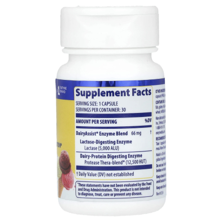 DairyAssist, Enzymedica, 30 capsule [3]