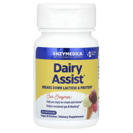 DairyAssist, Enzymedica, 30 capsule [2]