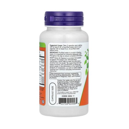 Detox & Cleanse, NOW Foods, 90 capsule [2]