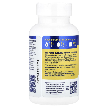 Digest Complete +Probiotics, Enzymedica, 90 capsule [2]