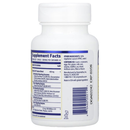 Digest Gold® with ATPro®, Maximum Strength, Enzymedica, 45 capsule [2]