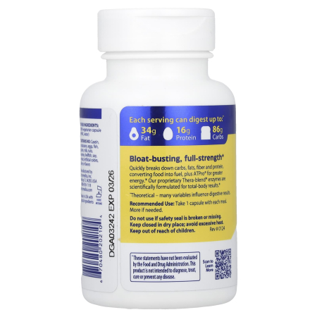 Digest Gold® with ATPro®, Maximum Strength, Enzymedica, 90 capsules [3]