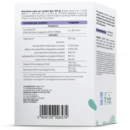 Digestive Enzymes + Probiotic, Osavi, 60 capsule [2]