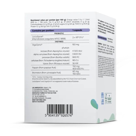 Digestive Enzymes + Probiotic, Osavi, 60 capsule [2]