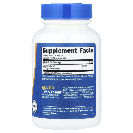 Dihydroberberine, 100 mg, Nutricost, 60 capsules [1]