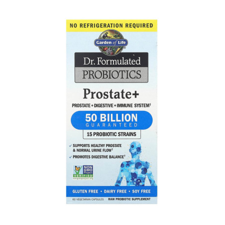 Garden of Life - Dr. Formulated Probiotics, Prostate+, Garden of Life, 60 capsule