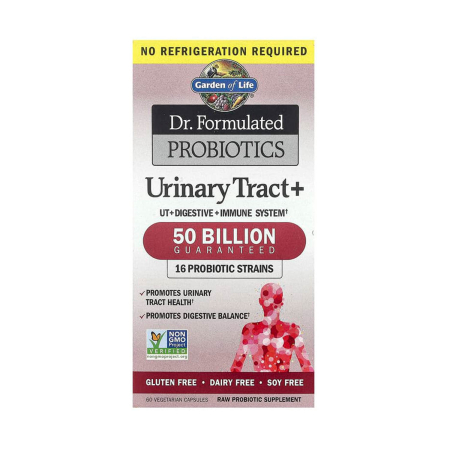 Garden of Life - Dr. Formulated Probiotics, Urinary Tract+, Garden of Life, 60 capsule