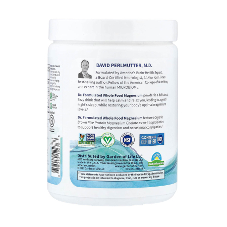 Dr. Formulated, Whole Food Magnesium, Garden of Life, 197.4g [2]