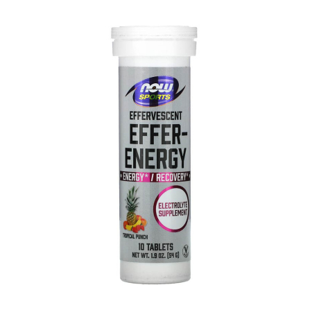 Now Foods - Effer-Energy, Electrolyte Effervescent, NOW Foods, 10 tablets