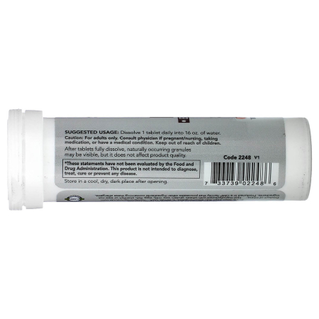 Effer-Energy, Electrolyte Effervescent, NOW Foods, 10 tablete [2]