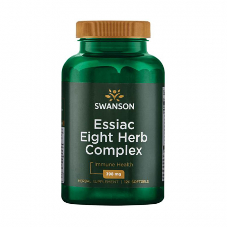 Essiac Eight Herb Complex, 398mg, Swanson, 120 softgels SWU548