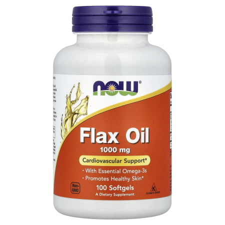 Flaxseed Oil - flax-oil-organic-now-foods