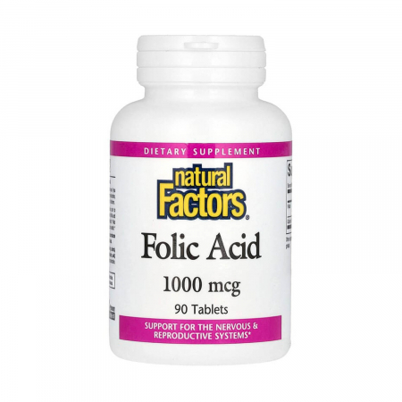 Natural Factors - folic-acid-natural-factors