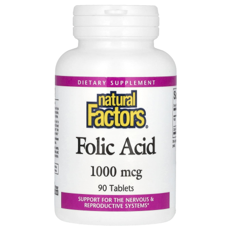 Natural Factors - folic-acid-natural-factors