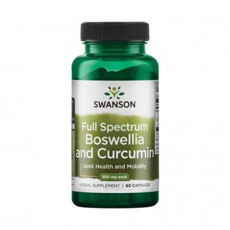 ARTICULATII, OASE SI LIGAMENTE - full-spectrum-boswellia-and-curcumin-swanson