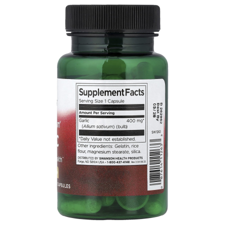 Full Spectrum® Garlic, 400 mg, Swanson, 60 capsule SW1263 [1]