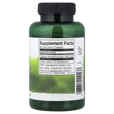 Full Spectrum® Tribulus Fruit, 500 mg, Swanson, 90 capsule SW1153 [1]
