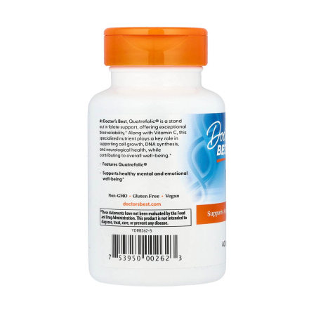 Fully Active Folate 400, 400 mcg, Doctor's Best, 90 capsule [2]