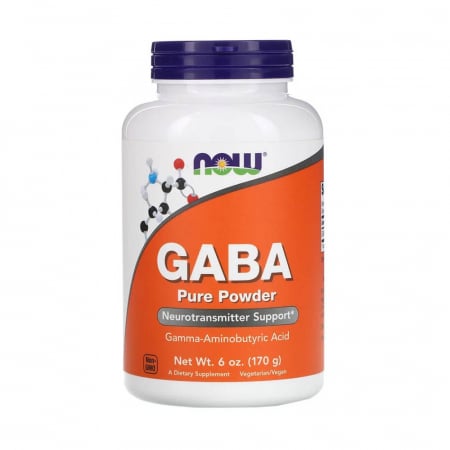 GABA Pure Powder, Now Foods, 170g