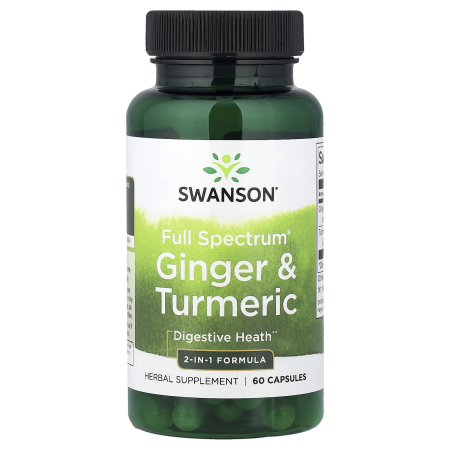 Suplimente de la A la Z - ginger-turmeric-300mg-swanson