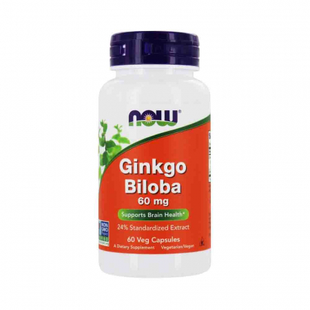 Now Foods, Ginkgo Biloba, Double Strength, 120 mg, 200 Veg Capsules [0]