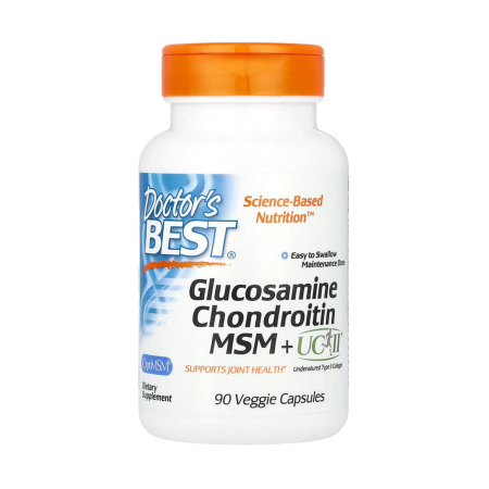 Doctor's Best - Glucosamine Chondroitin, MSM + UCII®, Doctor's Best, 90 capsule