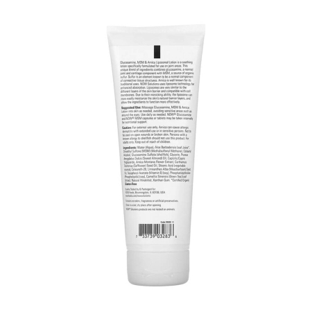 Glucosamine, MSM & Arnica, Liposome Lotion, NOW Foods, 237 ml [1]