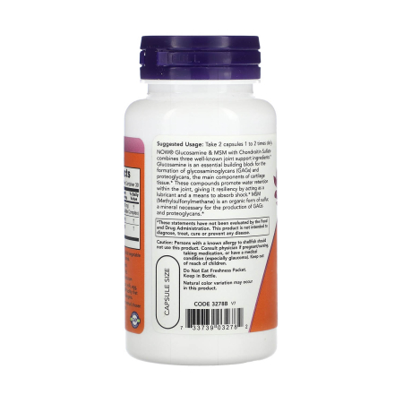 Glucosamine & MSM, NOW Foods, 60 capsule [2]