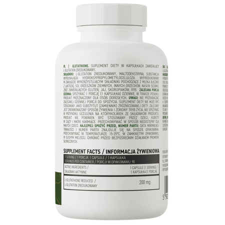 Glutathione Reduced, 200 mg, OstroVit, 90 capsules [1]
