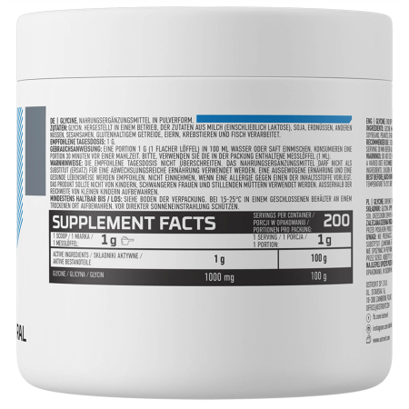 Glycine Pure Powder, OstroVit, 200g [2]
